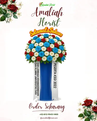 Standing Flower di Bengkel Sari
